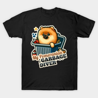 Pomeranian Dumpster diver T-Shirt